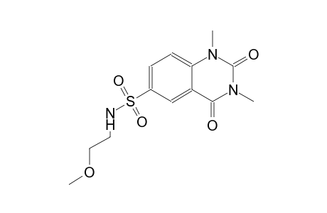 N-(2-methoxyethyl)-1,3-dimethyl-2,4-dioxo-1,2,3,4-tetrahydro-6-quinazolinesulfonamide