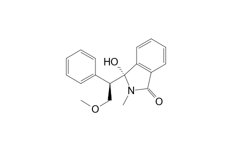 1H-Isoindol-1-one, 2,3-dihydro-3-hydroxy-3-(2-methoxy-1-phenylethyl)-2-methyl-, (R*,R*)-(.+-.)-