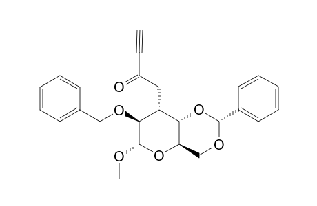 1-(METHYL-2-O-BENZYL-4,6-O-BENZYLIDENE-3-DEOXY-ALPHA-D-ALTROPYRANOSID-3-YL)-BUT-3-YN-2-ONE