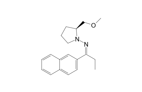 (S)-(+)-2-Methoxymethyl-1-[1'-(2"-naphthyl)propylideneamino]pyrrolidine