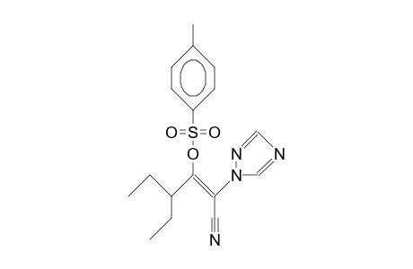 1H-1,2,4-Triazole-1-acetonitrile, .alpha.-[2-ethyl-1-[[(4-methylphenyl)sulfonyl]oxy]butylidene]-