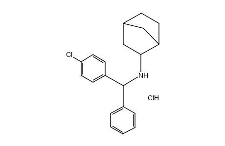 N-(p-CHLORO-alpha-PHENYLBENZYL)-2-NORBORNANAMINE, HYDROCHLORIDE
