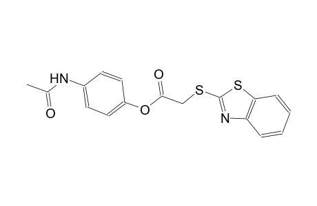 4-(acetylamino)phenyl (1,3-benzothiazol-2-ylsulfanyl)acetate