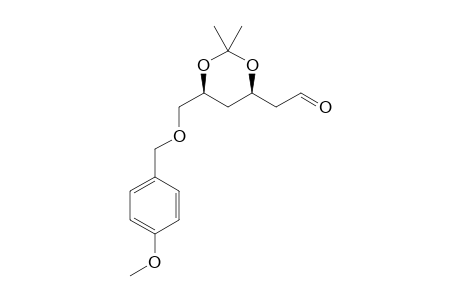 (4S,6R)-(6-(PARA-METHOXYBENZYLOXYMETHYL)-2,2-DIMETHYL-(1,3)-DIOXAN-4-YL)-ACETALDEHYDE