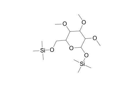 Glucopyranose, 2,3,4-tri-O-methyl-1,6-bis-O-(trimethylsilyl)-, D-