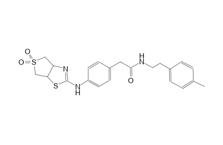 benzeneacetamide, 4-[(3a,4,6,6a-tetrahydro-5,5-dioxidothieno[3,4-d]thiazol-2-yl)amino]-N-[2-(4-methylphenyl)ethyl]-