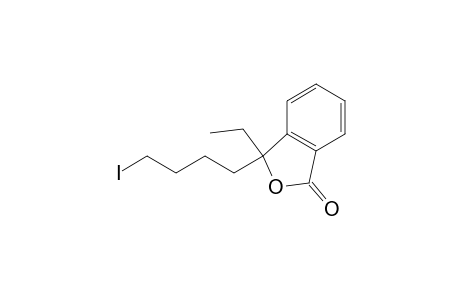 3-Ethyl-3-(4-iodanylbutyl)-2-benzofuran-1-one