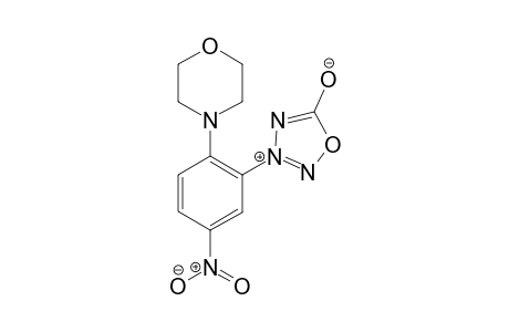 3-[2-(Morpholin-4-yl)-5-nitrophenyl]-1,2,3,4-oxatriazolium-5-olate