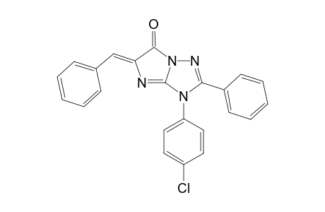 3,5-Dihydroxy-2-pheny-3-(4-chlorophenyl)-5-(phenylmethylene)-6H-imidazo[1,2-b]1,2,4-triazol-6-one
