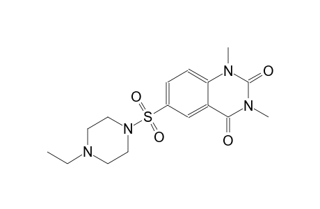 6-[(4-ethyl-1-piperazinyl)sulfonyl]-1,3-dimethyl-2,4(1H,3H)-quinazolinedione