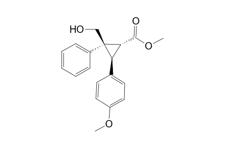 (1R,2R,3S)-2-(hydroxymethyl)-3-(4-methoxyphenyl)-2-phenyl-1-cyclopropanecarboxylic acid methyl ester