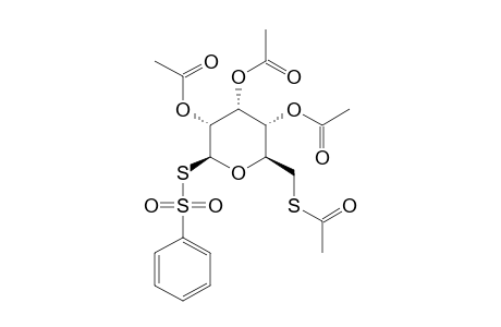 2,3,4-TRI-O-ACETYL-6-S-ACETYL-1-S-PHENYLSULFONYL-1,6-DITHIO-BETA-D-ALLOSE