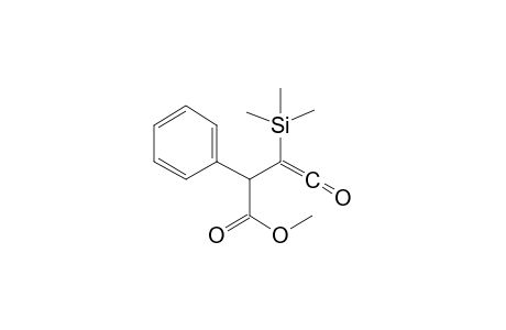 2-(Trimethylsilyl)-3-carbomethoxy-3-phenylprop-1-ene-1-one