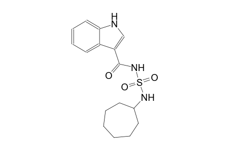 N-cycloheptyl-N'-(1H-indol-3-ylcarbonyl)sulfamide