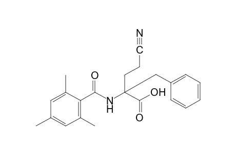 2-(2-cyanoethyl)-3-phenyl-N-(2,4,6-trimethylbenzoyl)alanine