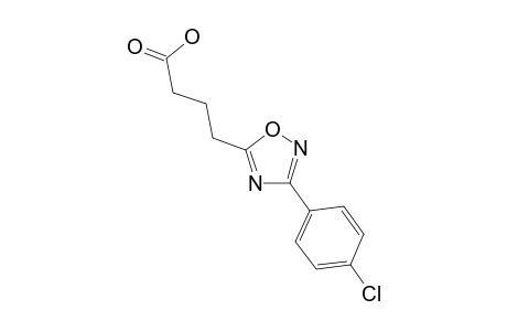 4-[3-(4-Chlorophenyl)-1,2,4-oxadiazol-5-yl]butanoic acid