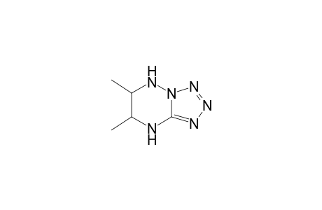 Tetrazolo[1,5-b]1,2,4-triazine, 5,6,7,8-tetrahydro-6,7-dimethyl-