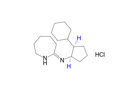 2-[(cis-2-cyclohexylcyclopentyl)imino]hexahydro-1H-azepin, monohydrochloride