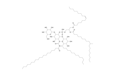 Ac4PIM2 18:0(methyl)_16:1_19:0_16:0