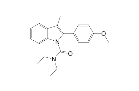 N,N-Diethyl-2-(4-methoxyphenyl)-3-methyl-1H-indole-1-carboxamide