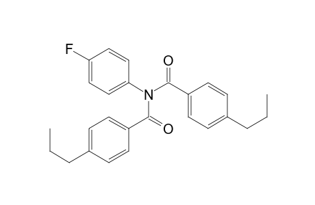 N-(4-Fluorophenyl)-4-propyl-N-(4-propylbenzoyl)benzamide