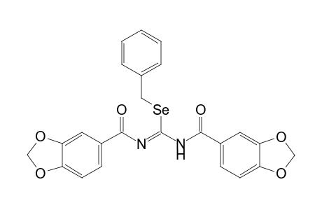 Benzyl N,N'-di(3,4-methylenedioxybenzoyl)imidoselenocarbamate