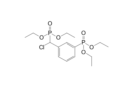 1-[chloranyl(diethoxyphosphoryl)methyl]-3-diethoxyphosphoryl-benzene