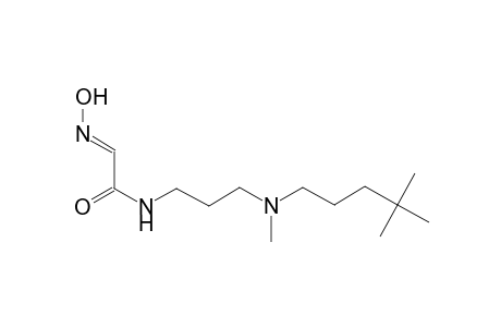 (2E)-N-{3-[(4,4-dimethylpentyl)(methyl)amino]propyl}-2-(hydroxyimino)ethanamide