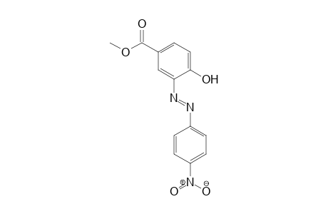 Benzoic acid, 4-hydroxy-3-[2-(4-nitrophenyl)diazenyl]-, methyl ester