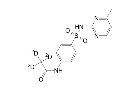 Acetamide-2,2,2-D3, N-[4-[[(4-methyl-2-pyrimidinyl)amino]sulfonyl]phenyl]-