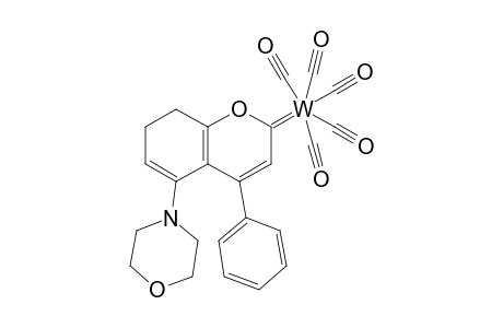 Pentacarbonyl(4-phenyl-5-morpholino-7,8-dihydro-2H-chromen-2-ylidene)tungsten