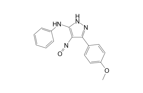 5-(4-methoxyphenyl)-4-nitroso-N-phenyl-1H-pyrazol-3-amine