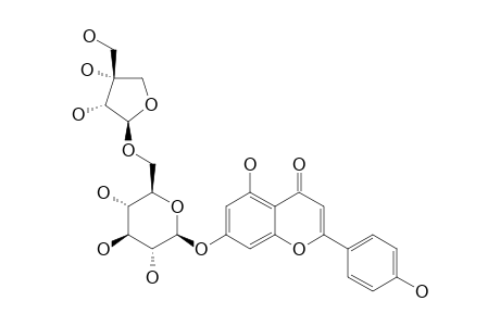 APIGENIN_7-O-BETA-APIOFURANOSYL-(1->6)-BETA-D-GLUCOPYRANOSIDE