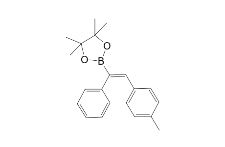 (Z)-4,4,5,5-tetramethyl-2-(1-phenyl-2-p-tolylvinyl)-1,3,2-dioxaborolane