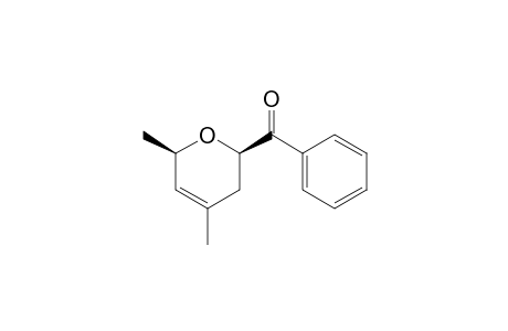 (2R,6R)-(+)-2-Benzoyl-4,6-dimethyl-3,6-dihydro-2H-pyran