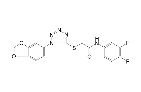 acetamide, 2-[[1-(1,3-benzodioxol-5-yl)-1H-tetrazol-5-yl]thio]-N-(3,4-difluorophenyl)-