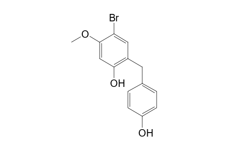 4-Bromo-2-(4-hydroxybenzyl)-5-methoxyphenol