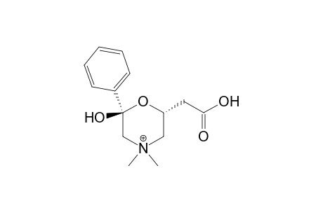 (2S,6R)-6-(Carboxymethyl)-2-hydroxy-4,4-dimethyl-2=phenylmorpholium chloride monohydrate