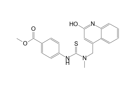 benzoic acid, 4-[[[[(2-hydroxy-4-quinolinyl)methyl]methylamino]carbonothioyl]amino]-, methyl ester