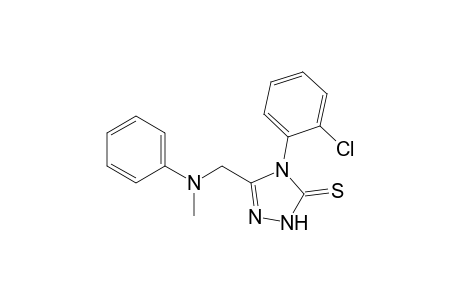 5-(N-Methyl-N-phenylaminomethyl)-4-(2-chlorophenyl)-1,2,4-triazol-3-thione