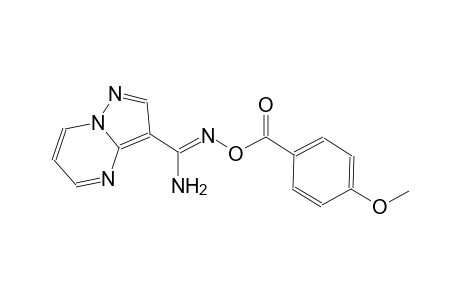 N'-[(4-methoxybenzoyl)oxy]pyrazolo[1,5-a]pyrimidine-3-carboximidamide