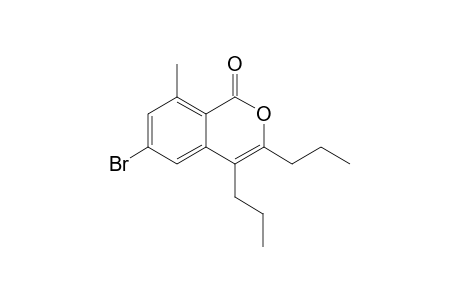 6-Bromo-8-methyl-3,4-di-n-propyl-1H-isochromen-1-one