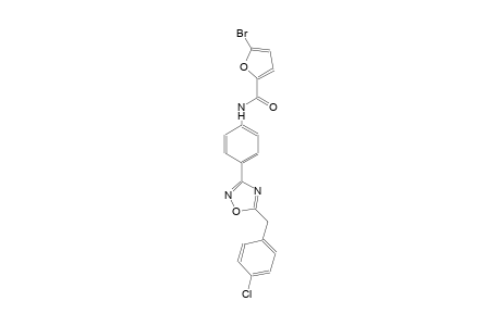 2-furancarboxamide, 5-bromo-N-[4-[5-[(4-chlorophenyl)methyl]-1,2,4-oxadiazol-3-yl]phenyl]-