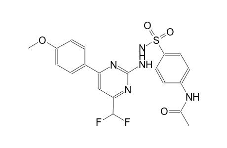 benzenesulfonic acid, 4-(acetylamino)-, 2-[4-(difluoromethyl)-6-(4-methoxyphenyl)-2-pyrimidinyl]hydrazide