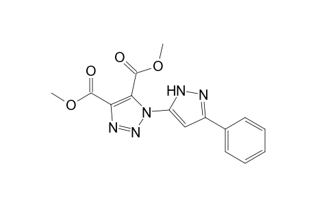 1-(5-phenyl-1H-pyrazol-3-yl)triazole-4,5-dicarboxylic acid dimethyl ester