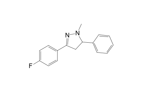 3-(4-Fluorophenyl)-1-methyl-5-phenyl-4,5-dihydro-1H-pyrazole
