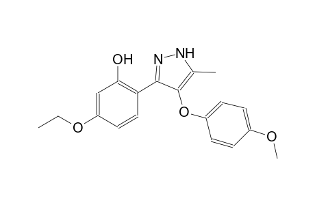 phenol, 5-ethoxy-2-[4-(4-methoxyphenoxy)-5-methyl-1H-pyrazol-3-yl]-