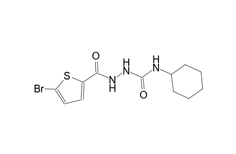 2-[(5-bromo-2-thienyl)carbonyl]-N-cyclohexylhydrazinecarboxamide