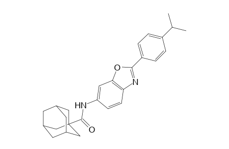 N-[2-(4-Isopropylphenyl)benzoxazol-6-yl]adamantane-1-carboxamide