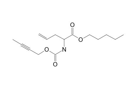 2-Aminopent-4-enoic acid, N-(but-2-yn-1-yloxycarbonyl)-, pentyl ester